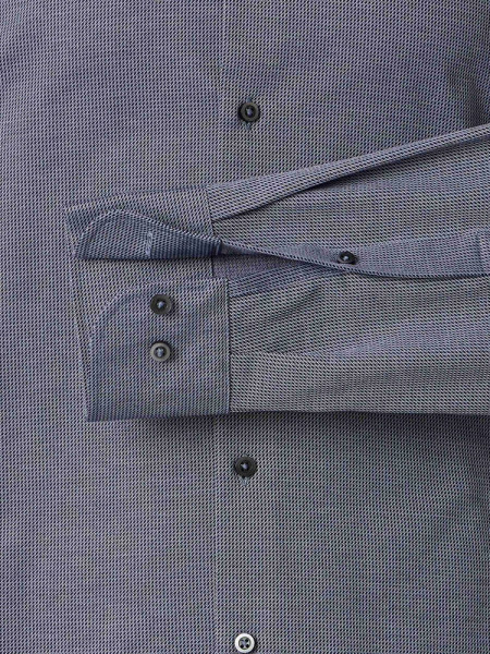 VENTI Comfort Fit Overhemd Marine Kent Jersey - Weergave 2