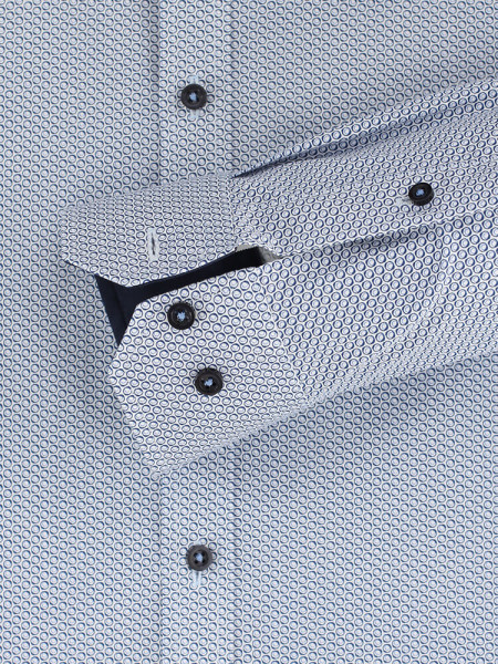 VENTI Slim Fit Overhemd Medium blauw Kent Easy Care  - Weergave 2