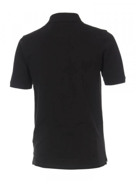 CASAMODA Polo Zwart Piqué