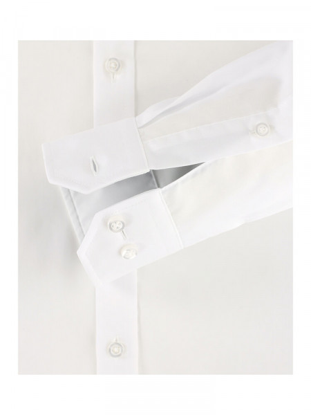 VENTI Slim Fit Overhemd Wit Kent Popeline - Weergave 2