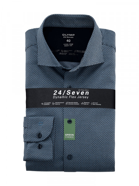 OLYMP Level Five 24/Seven body fit jersey overhemd