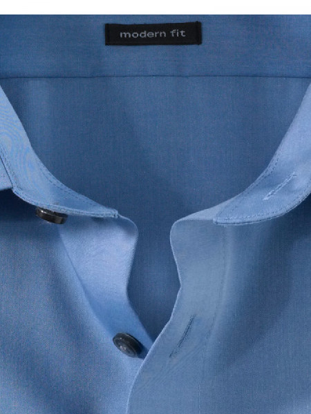 OLYMP Regular Fit Overhemd Medium blauw New Kent Chambray - Weergave 1