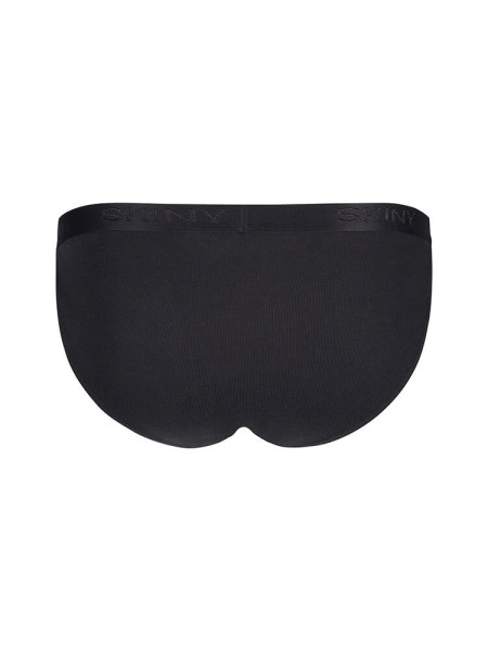 SKINY Regular Fit Zwart Feinripp - Weergave 2