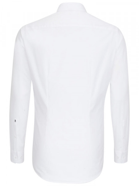 SEIDENSTICKER Extra Slim Fit Overhemd Wit Business Kent Popeline