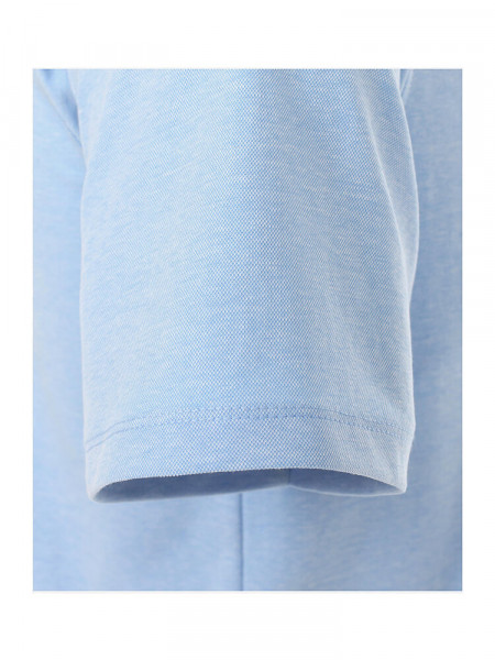 CASAMODA Polo Lichtblauw Piqué - Weergave 2