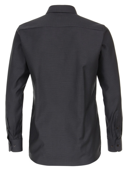CASAMODA Regular Fit Overhemd Antraciet Kent Natté