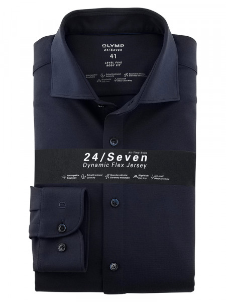 OLYMP Level Five 24/Seven body fit jersey overhemd