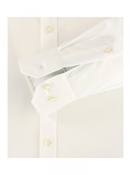 VENTI Slim Fit Overhemd Lichtbeige Kent Popeline - Weergave 1