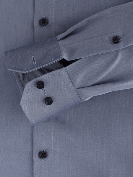 VENTI Regular Fit Overhemd Medium blauw Kent Twill - Weergave 2