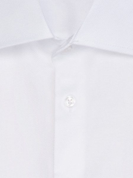 SEIDENSTICKER Regular Fit Overhemd Wit Business Kent Twill