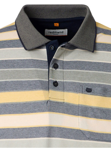 REDMOND Polo Geel Natté - Weergave 1