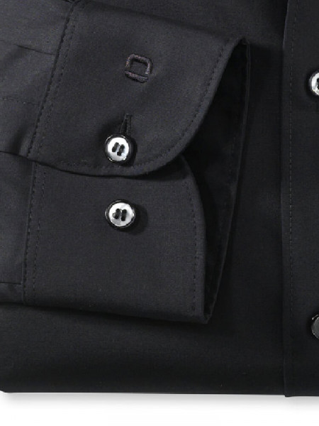 OLYMP Slim Fit Overhemd Zwart Royal Kent Uni Stretch - Weergave 2