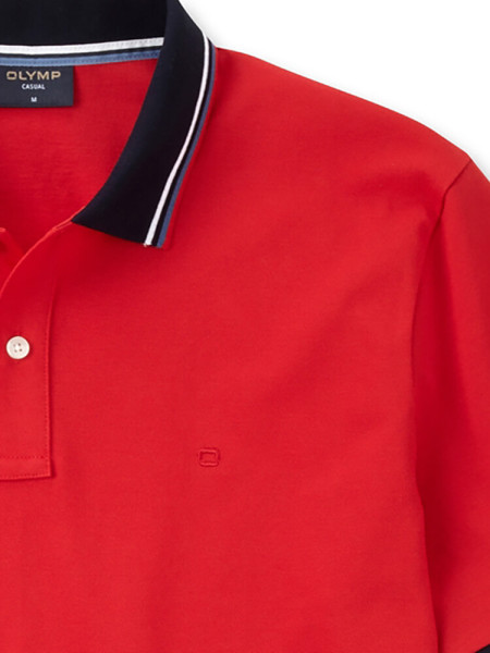 OLYMP Polo Red Piqué