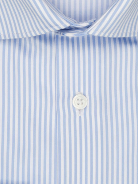 SEIDENSTICKER Slim Fit Overhemd Lichtblauw New Kent Satin  - Weergave 1