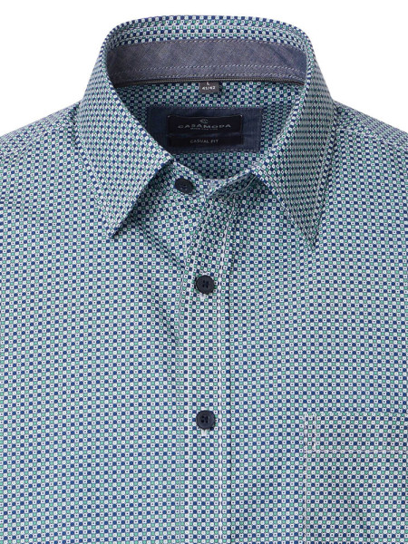 CASAMODA Regular Fit Overhemd Groen Kent Easy Care  - Weergave 1