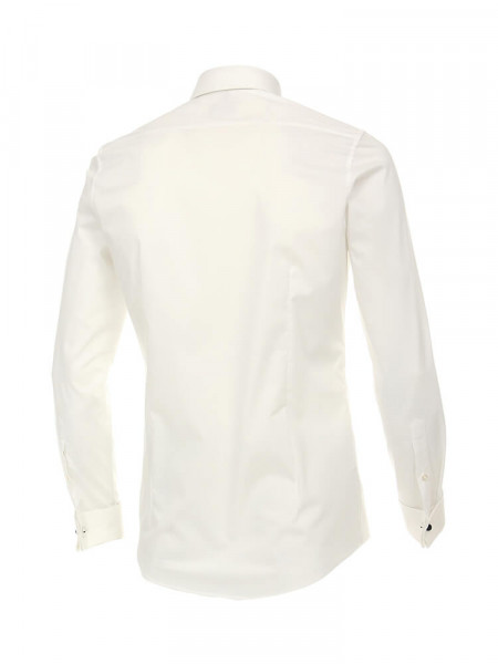 VENTI Slim Fit Overhemd Lichtbeige Kent Popeline