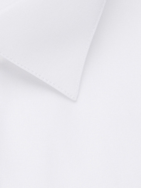 SEIDENSTICKER Regular Fit Overhemd Wit Kläppchen Popeline - Weergave 3