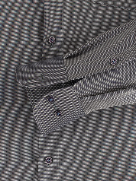 CASAMODA Comfort Fit Overhemd Groen Kent Struktur - Weergave 2