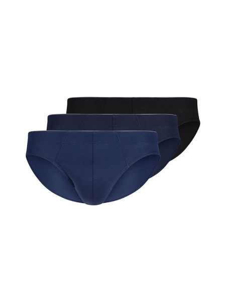HUBER Cotton 3 Pack Sport-slip zonder gulp
