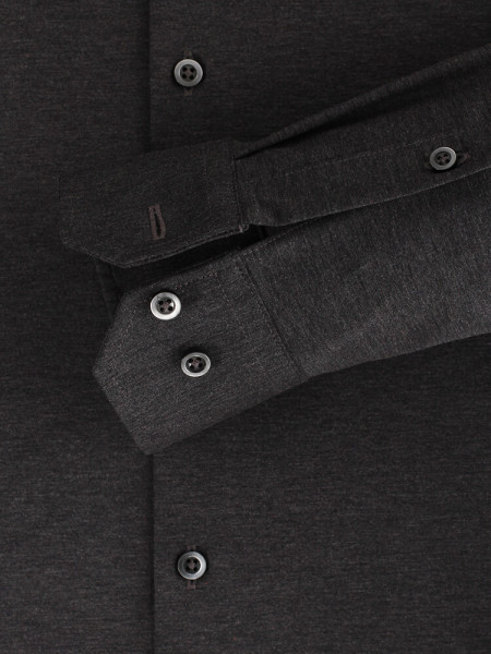 VENTI Slim Fit Overhemd Antraciet Kent Jersey - Weergave 2