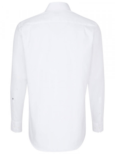 SEIDENSTICKER Regular Fit Overhemd Wit Haifisch Oxford