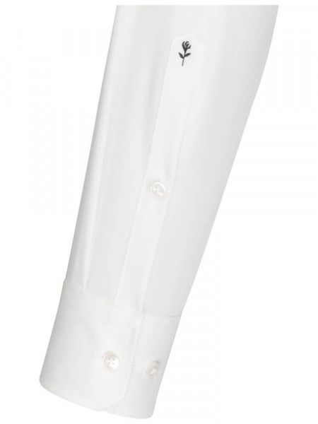 SEIDENSTICKER Tailored Fit Overhemd Lichtbeige Business Kent Popeline - Weergave 1