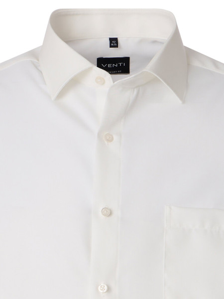 VENTI Comfort Fit Overhemd Lichtbeige Kent Twill - Weergave 1