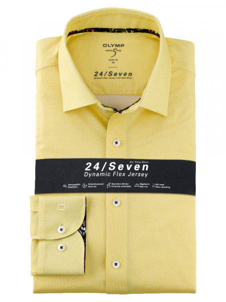 OLYMP Level Five body fit jersey overhemd