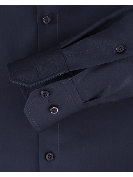 VENTI Regular Fit Overhemd Marine Kent Twill - Weergave 2