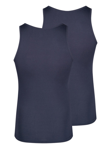 SKINY Regular Fit Marine Feinripp