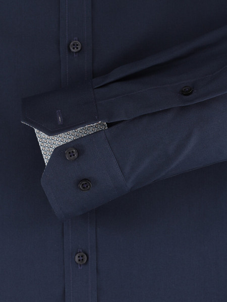 VENTI Slim Fit Overhemd Marine Kent Easy Care  - Weergave 2
