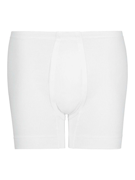 HUBER Regular Fit Wit Doppelrippenstich - Weergave 1