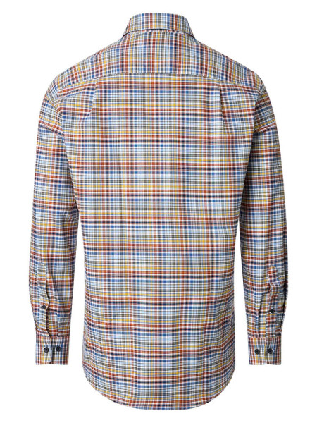 REDMOND Comfort Fit Overhemd Red Button-Down Fein Oxford