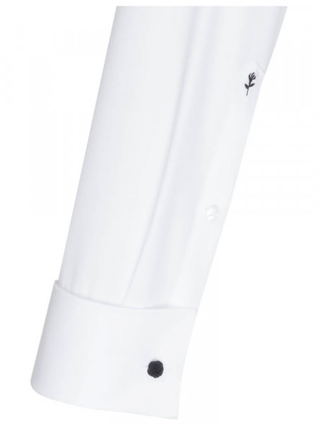 SEIDENSTICKER Slim Fit Overhemd Wit Business Kent Popeline - Weergave 1