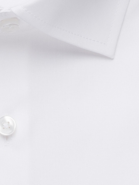 SEIDENSTICKER Slim Fit Overhemd Wit Business Kent Popeline - Weergave 3