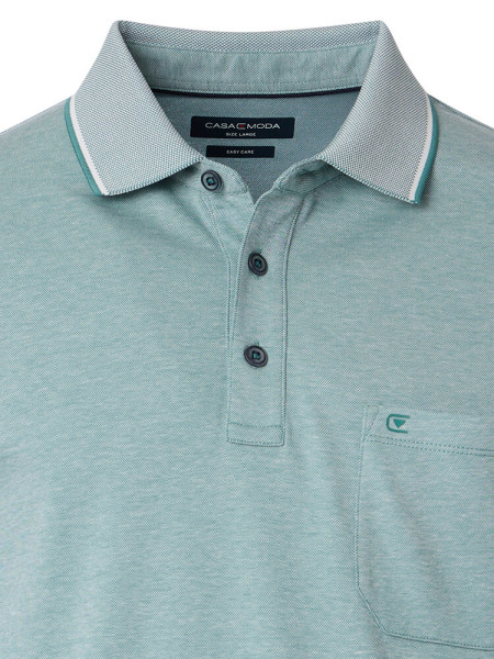 CASAMODA Polo Groen Extrafeine Qualität - Weergave 1