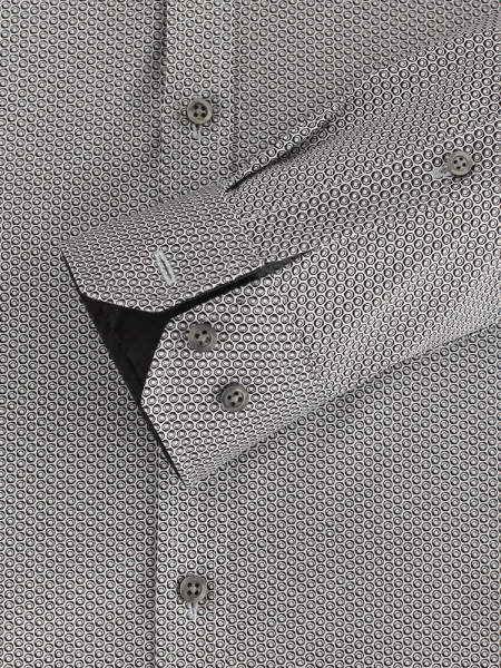 VENTI Slim Fit Overhemd Zwart Kent Easy Care  - Weergave 2