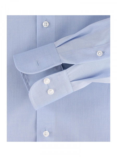 CASAMODA Comfort Fit Overhemd Lichtblauw Kent Popeline - Weergave 2