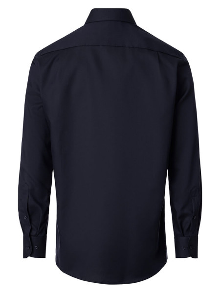 VENTI Comfort Fit Overhemd Donkerblauw Button-Down Fein Oxford