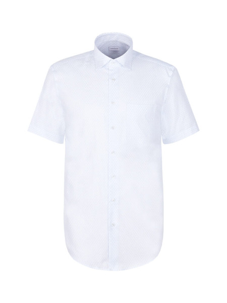 SEIDENSTICKER Regular Fit Overhemd Lichtblauw New Kent Struktur