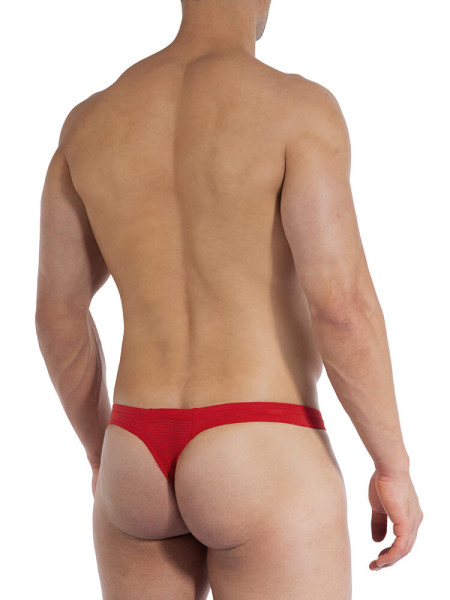 OLAF BENZ Regular Fit Red Microfaser