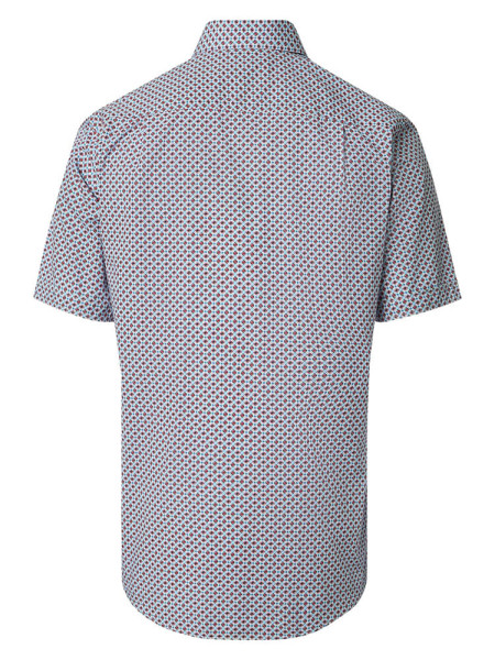 REDMOND Comfort Fit Overhemd Red Kent Print