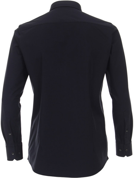 VENTI Regular Fit Overhemd Marine Kent Jersey