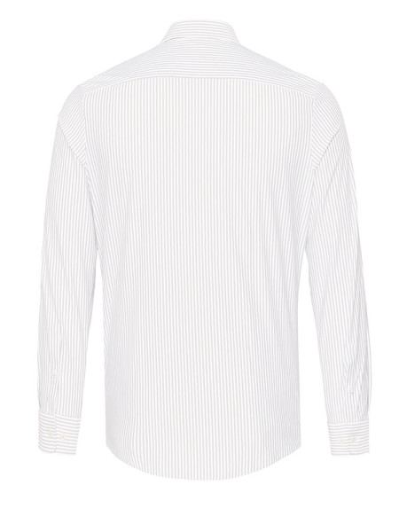 PURE Extra Slim Fit Overhemd Grijs Haifisch Jersey