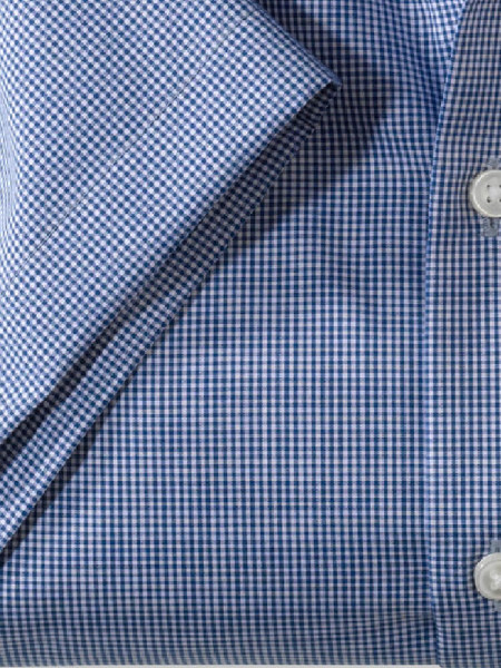 OLYMP Comfort Fit Overhemd Donkerblauw New Kent Popeline - Weergave 2