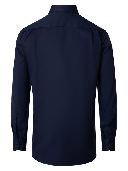 VENTI Regular Fit Overhemd Marine Kent Twill