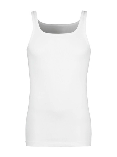 HUBER Cotton Fine Rib Mouwloos hemd