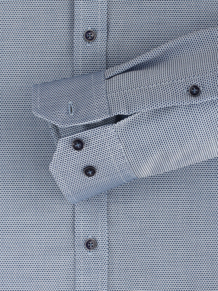 VENTI Slim Fit Overhemd Medium blauw Kent Easy Care  - Weergave 2