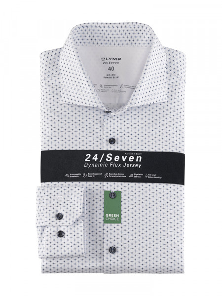 OLYMP No. Six 24/Seven super slim jersey overhemd