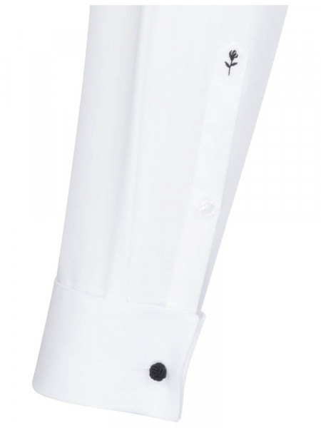 SEIDENSTICKER Regular Fit Overhemd Wit Business Kent Popeline - Weergave 1